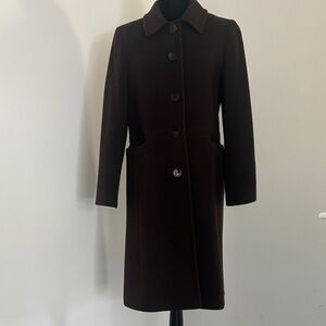 Larry Levine Dark Brown Trench Coat